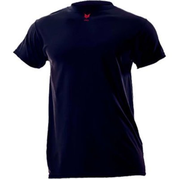 National Safety Apparel DRIFIRE Lightweight Flame Resistant T-Shirt, XL, Navy Blue,  DF2-CM-446TS-NB-XL